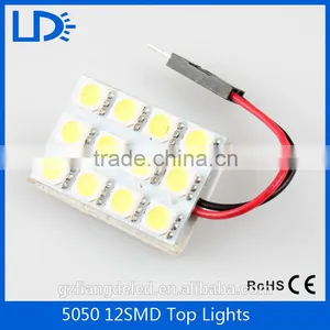 Super Bright High Quality T10 BA9S DC 12v 5050 12smd Bus Reading Light thumbnail-6