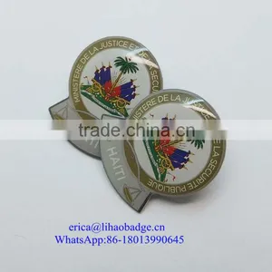 Epoxy Cover Offset Printing Butterfly Clutch Attached Lapel Pin thumbnail-1