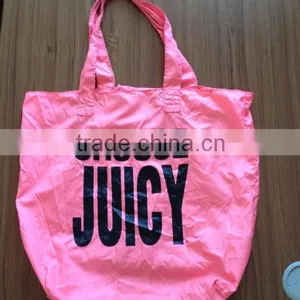 Candy-paint Polyester Folding Shopping Bag thumbnail-2