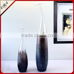 OUBOAO High Grade Large Vase of Flower Hand Blown Glass Bottles Art Glass Vase thumbnail-1