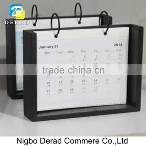 Picture Frame Style Table Wooden Calendar Bracket Frame thumbnail-1