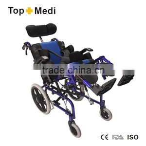 TOPMEDI Medical Equipment Foldable Detachable cp Wheelchair for Cerebral Palsy thumbnail-1