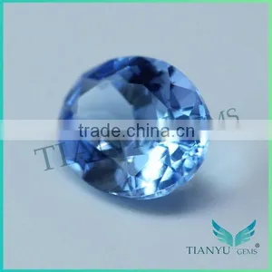 Oval Synthetic Blue Spinel 110# Faceted thumbnail-2