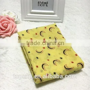 Kids Soft Touch Printed Polyester Cotton Material Scarf thumbnail-5