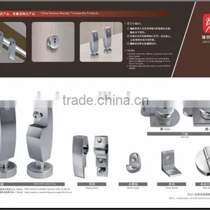 Aluminum Alloy Toilet Partition Toilet Accessories LEEYA Series thumbnail-1