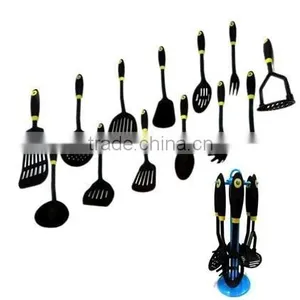 Famous Kitchen Ware in Nylon and Stainless Steel Material 13pcs Nylon Kitchen Ware Set Nylon Spatula NL40 thumbnail-1
