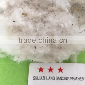 NEW !! 100% Wool Noils, 24-26 Mic, Natural White Color thumbnail-2