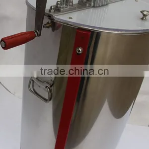 2015 New Type 3 Frames Stainless Steel Honey Extractor By Manual With Legs thumbnail-2