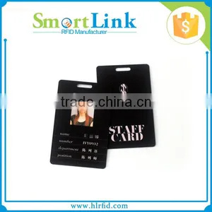 Manufacturer Printing HF 13.56MHz Plastic PVC RFID Card for Time Attendance thumbnail-3