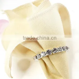 New Design Wholesale Crystal Napkin Rings for Wedding thumbnail-2