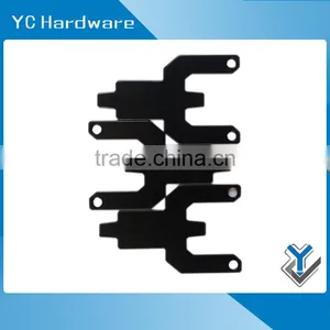 Small Black Powder Coated Metal Bracket for Equipment thumbnail-5