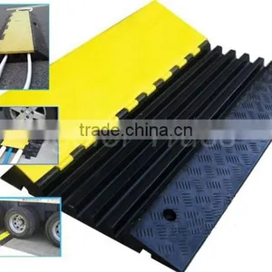 Big Loading 3 Channel Yellow and Black Cable Protector/guard Ramp thumbnail-2