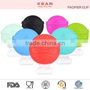 Multi-color Silicone Baby Pacifier Clamp thumbnail-1