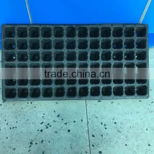 #014 Black Plastic Seedling Trays/High Quality Black Plastic Seedling Trays thumbnail-2