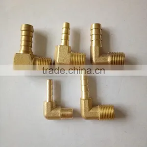 Brass Hydraulic L Type Garden Hose Fitting/hose Barb Pipe Fitting thumbnail-1