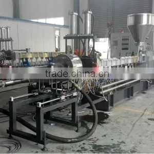Small High Filling Plastic Granulator Twin Screw Extruder Granules for pp pe Filer Pellets thumbnail-5