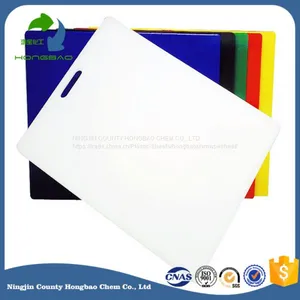 White Cutting Meat Board Food Grade HDPE Pad thumbnail-1