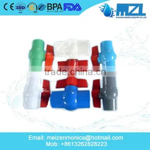 MZL PVC BALL VALVE IN BLUE COLOUR HIGH GOOD QUALITY MADE IN CHINA thumbnail-5