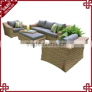 2016 New Design Sofa Furniture Outdoor Terrace Used Rattan Garden Sofa thumbnail-1