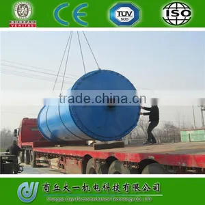 DAYI Built In Spiral Design Used,waste Scrap Tyre To Oil Recycling Plant thumbnail-1