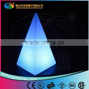 Color Changing Remote LED Pyramid Light Led Table Light/table Lamp Mood Light thumbnail-3