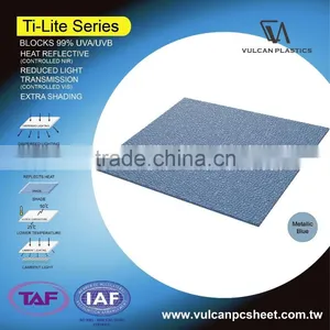 Plastic Polycarbonate Silver Laminated Sheet (Ti-Lite Metallic Blue Series) thumbnail-6