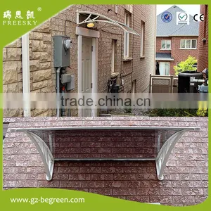 Plastic Retractable Awning Aluminium Canopy for Front Door Window Cover Rain Shelter thumbnail-5