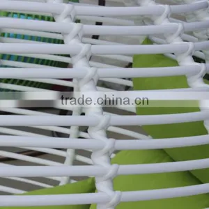 Fashionable Outdoor Furniture Garden White Round Swing Chair thumbnail-4