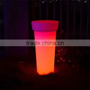 Plastic Cemetery Vase LED Out Door Decorative Flower Pot thumbnail-3