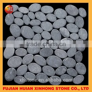 Stone Grey Pebble Tile, Stone Wall Tiles, Decorative Stone Tile thumbnail-1