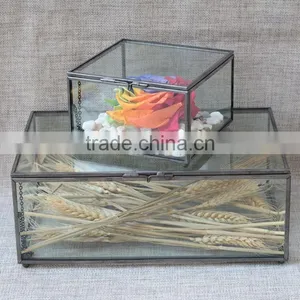 Presentation Box Single Small/ Photo Box /Christmas Candy Storage Containers Rectangular Clear Glass Box thumbnail-3