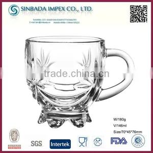 SGS Level KTZB43, Wholesale Small Lid Custom Glass Coffee Cups thumbnail-1