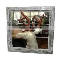 Metal Christmas Wall Decor With Mirrors thumbnail-1