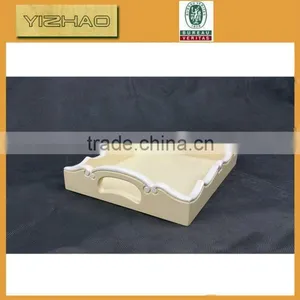 Hot Sale FSC Antiuqe Homemade Disposable Wood Bamboo Serving Fast Food Bed Tray thumbnail-3
