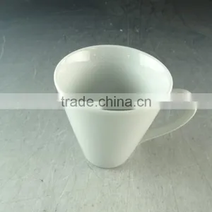 Stock Hot Sale Cheap White Ceramic Coffee Mug for Espresso Promotional Mug thumbnail-2
