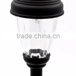 Plastic Solar Led Garden Pathway Landscape Lawn Stake Light thumbnail-2