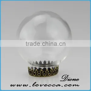 2017 Mini Glass Dome Globe Terrarium Ring With Copper thumbnail-6