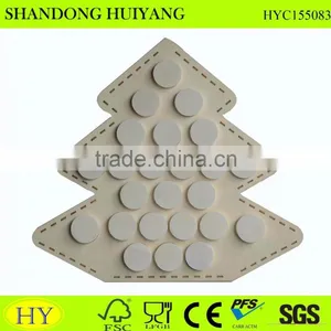 Custom Christmas Tree Shape Unfinished Wooden Advent Calendar thumbnail-1