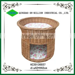 Natural New Style Wicker Cat Bed thumbnail-1