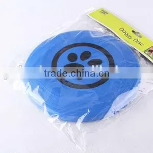 TPR Pet Toy Plastic Frisbee With Footprint Pattern /hot Sale Dog Toy thumbnail-1