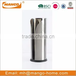 Traditional Round Stainless Steel Toilet Paper Roll Holder thumbnail-4