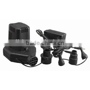 Two Function Black Electric Air Pump Inflation and Deflation thumbnail-2