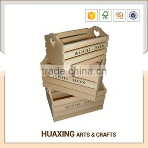 Handicraft Wooden Storage Basket With Lid thumbnail-2