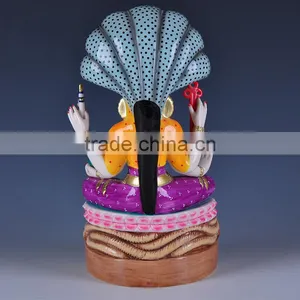 Wholesale Indian Resin Craft Laxmi Narayan Statue for Sale thumbnail-2