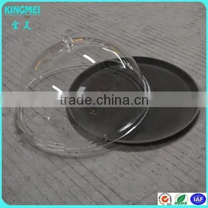 Hot Sale Clear Acrylic Dome Dessert Pastry Display Food Tray With Cover thumbnail-1