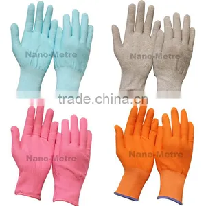 NMSAFETY Colorful Knitted Nylon Soft Shell Gloves thumbnail-1
