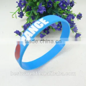 Inkfilled Adult Size 1 Inch Silicone Wristbands thumbnail-3