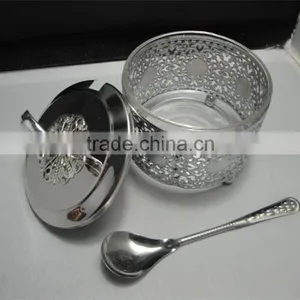 SGB-19S Stainless Steel Sugar Pot in Silver thumbnail-3