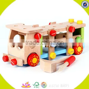 2017 Wholesale Baby Wooden Screw Toy Fashion Kids Wooden Screw Toy Popular Children Wooden Screw Toy W03C024 thumbnail-4