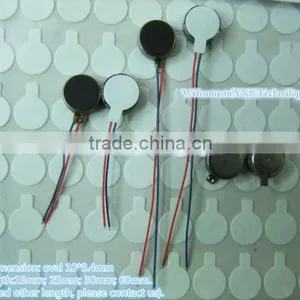 Kind Shooting Round Flat 10 * 3.4MM Phone Vibrator c 15MM 25MM 30MM 60mmwires In Stock~ thumbnail-3